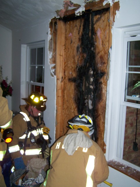 Wall Fire, Harison City, 4/1/07
