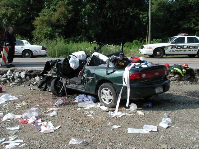 Wreck w/entrapment Route 22 07/30/06