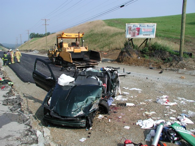 Wreck w/entrapment Route 22 07/30/06
