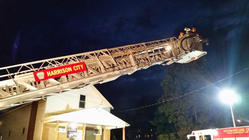Westmoreland City Members practicing bucket training