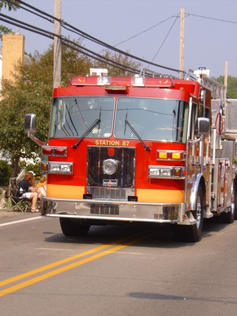 TRUCK 87 in Penn-Township Anniversary parade.